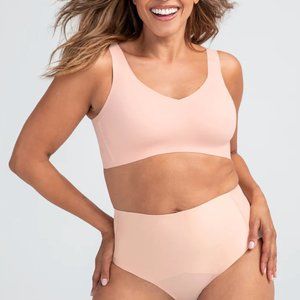 NWT Honeylove ShineTech Brief - Rose Tan / Small